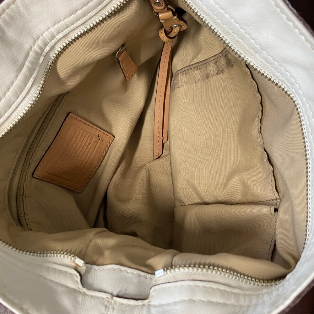 Vintage Coach Women's Zoe Leather Hobo Shoulder Bag - Picture 5 of 14